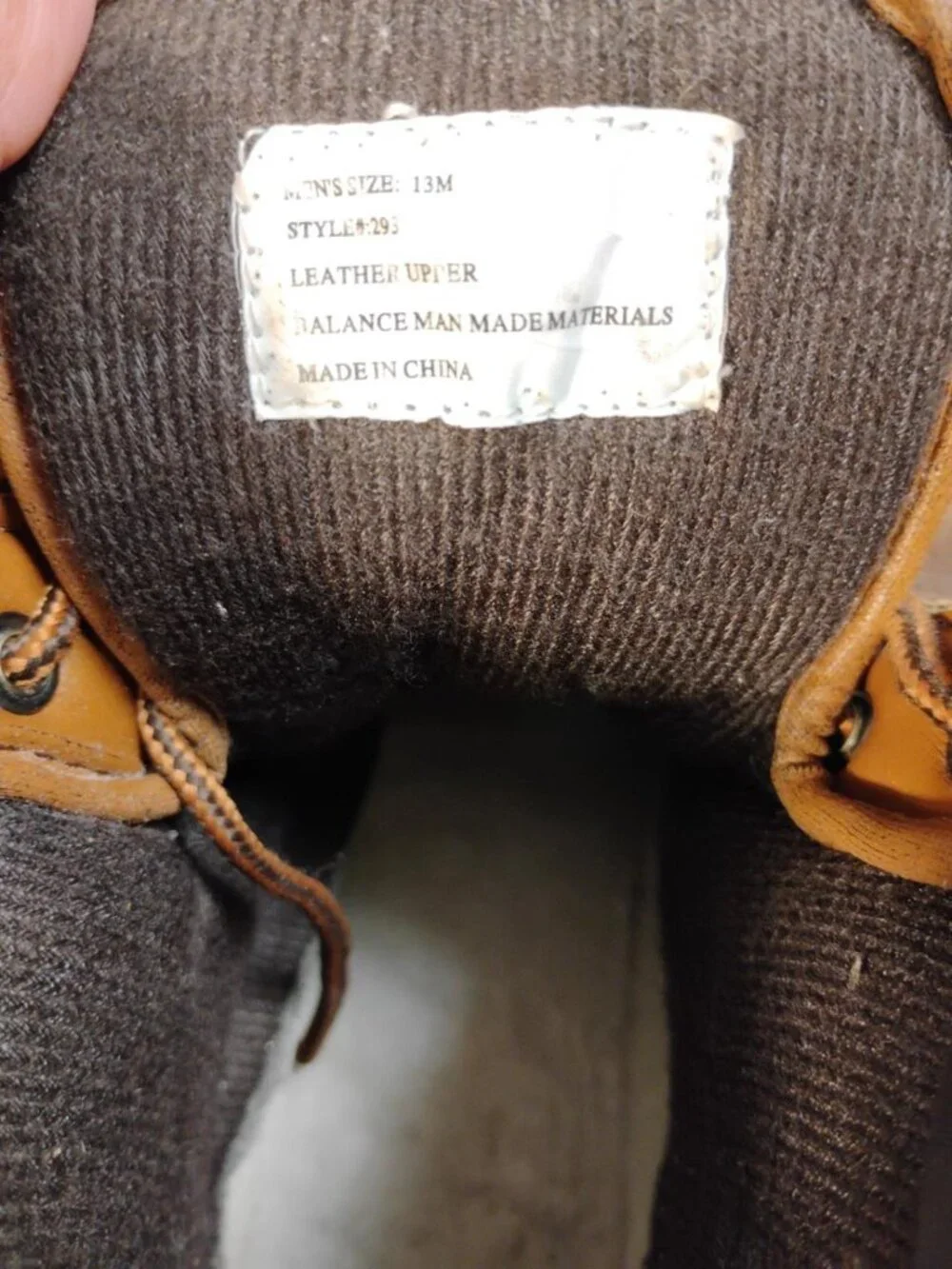 Vintage Sporto Men’s Leather Duck Boots Brown Black Size 13M Style 293